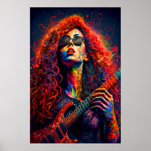 Beautiful Melody - Rock and Roll Poster Print