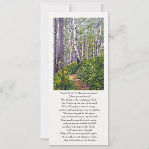 Beautiful Memorial Prayer Card