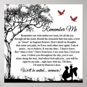 Beautiful Memorial/Remember Me Poster