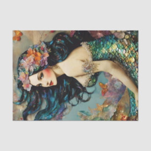 Beautiful Mermaid Decoupage Tissue Paper