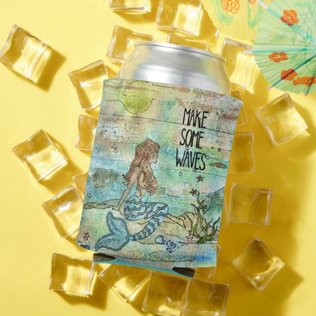 Beautiful Mermaid Make Some Waves Can Cooler (In Situ Summer)