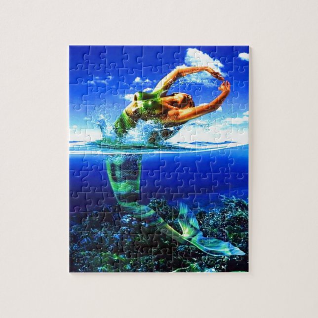 Beautiful Mermaid Paintings Jigsaw Puzzle (Vertical)