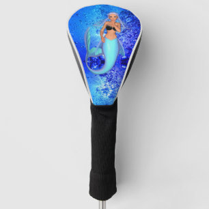 Beautiful Mermaid Under Water Golf Head Cover