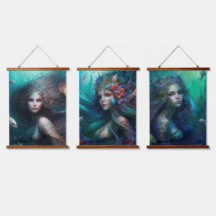 Beautiful Mermaids! Hanging Tapestry