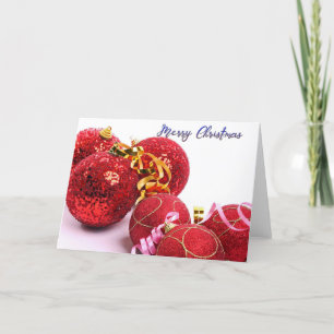 Beautiful Merry Christmas Greeting Card! Holiday Card