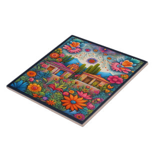 Beautiful Mexican Art Tile