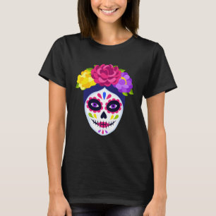 Beautiful Mexican Dia de los Muertos Day of the De T-Shirt