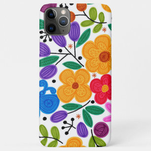 Beautiful Mexican Floral iPhone 11 Pro Max Case