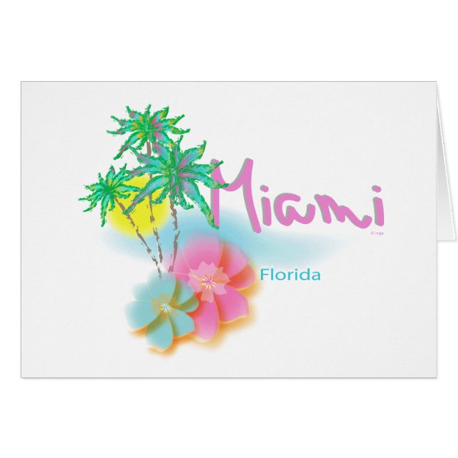 Beautiful Miami Beach Florida (Front Horizontal)