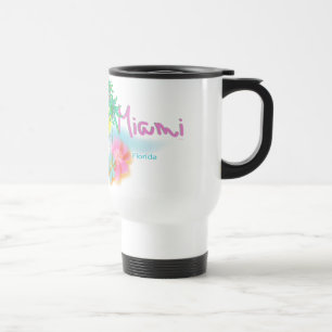 Beautiful Miami Florida Travel Mug