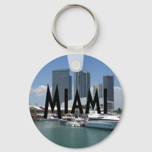 Beautiful Miami Keychain