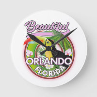  Beautiful Miami Orlando travel logo