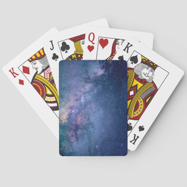 Beautiful Milky Way Playing Cards (Back)