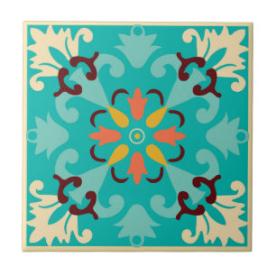 💚💛 Beautiful mint and yellow Azulejos, Tile