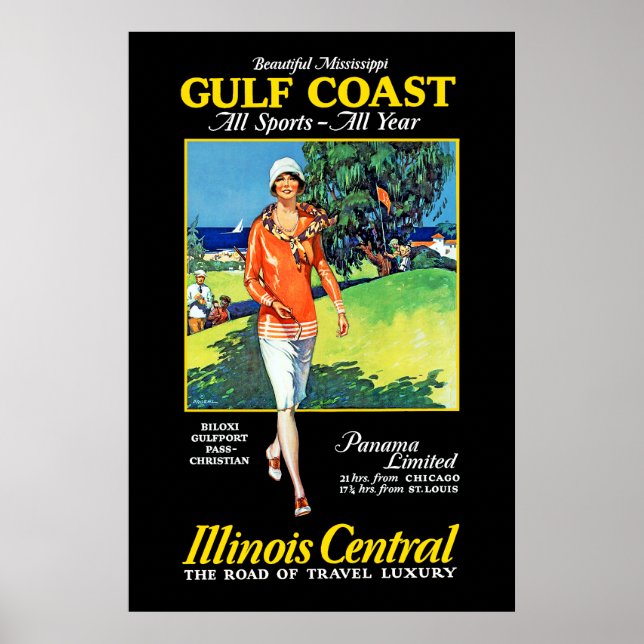 Beautiful Mississippi ~ Gulf Coast Poster (Front)