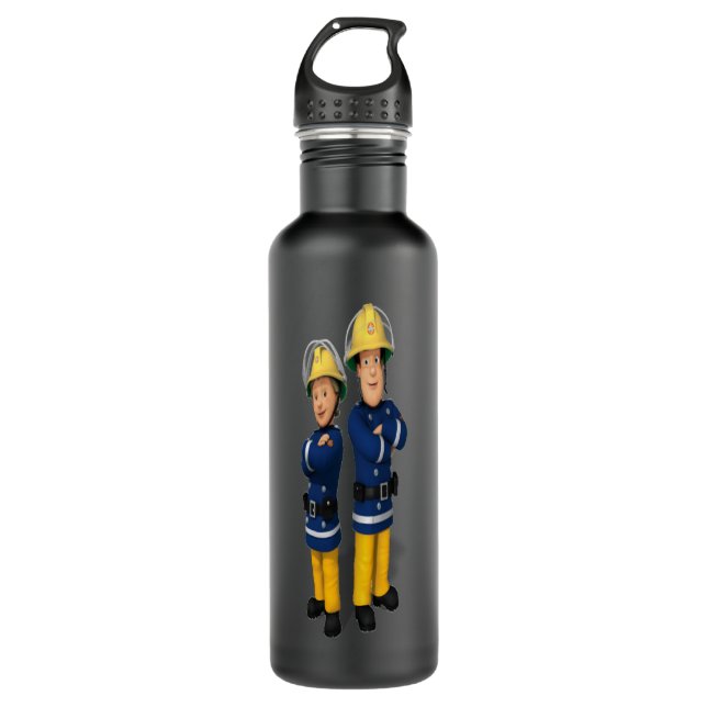 Beautiful Model Fireman Children Cartoons Sam Gift 710 Ml Water Bottle (Front)