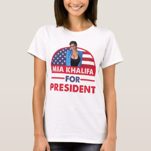Beautiful Model Mia Khalifa Awesome For Movie Fans T-Shirt