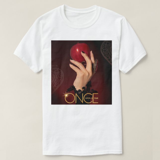 Beautiful Model Ouat Red Apple Evil Queen Poster T-Shirt (Design Front)