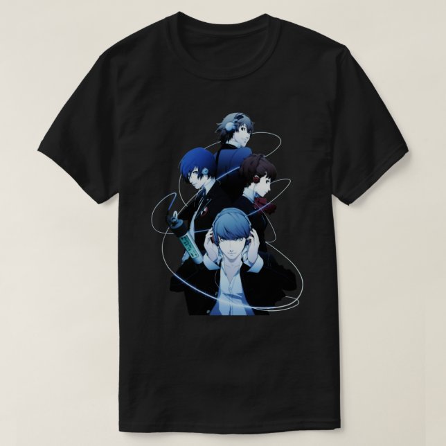 Beautiful Model Shin Megami Tensei - Persona 4  Fa T-Shirt (Design Front)