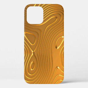 Beautiful modern background texture with relief, p iPhone 12 case