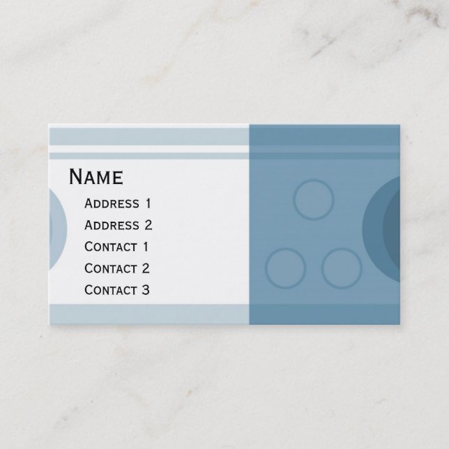 Beautiful modern stripes design business card (Front)
