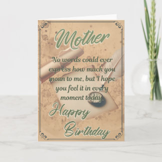 Beautiful Mom Birthday Card