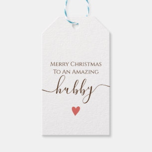 beautiful moments Hubby Merry Chirstmas  Gift Tags