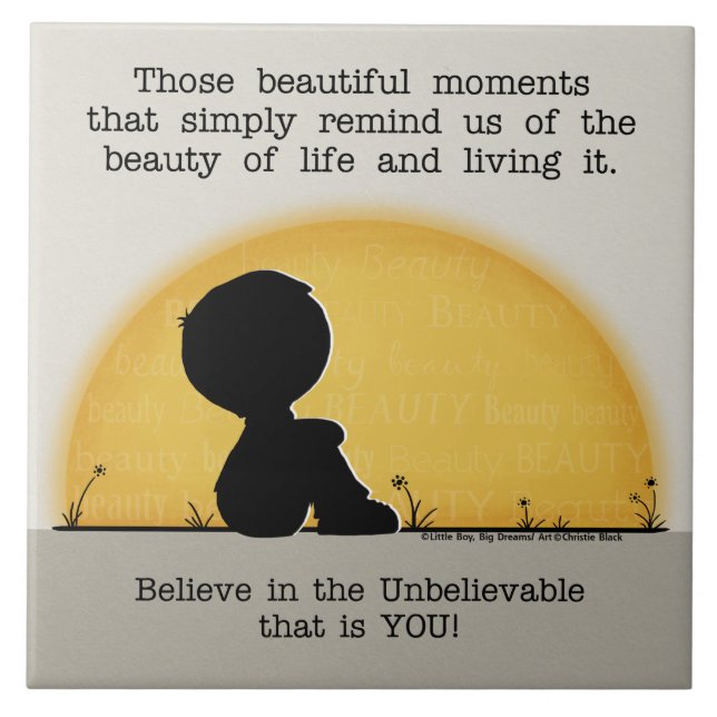 Beautiful Moments Tile (Front)