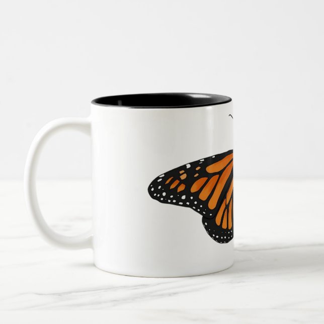 Beautiful Monarch Mug (Left)