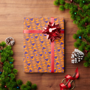 Beautiful Monogram Luxurious Artisan Groomsmen Gif Wrapping Paper
