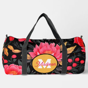 Beautiful monogrammed duffel bag