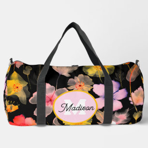 Beautiful monogrammed duffel bag