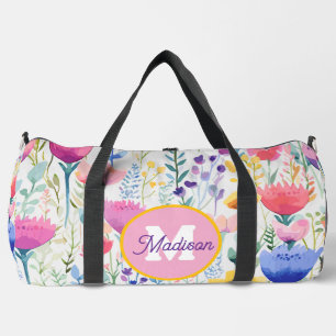 Beautiful monogrammed duffel bag
