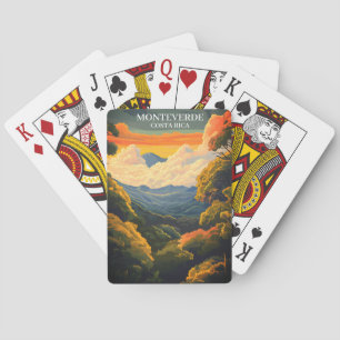 Beautiful Monteverde Cloud Forest Costa Rica  Playing Cards