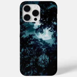 Beautiful Moon Glow Though Trees  iPhone 15 Pro Max Case