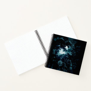 Beautiful Moon Glow Though Trees Notebook