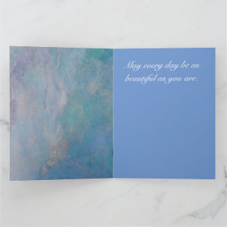 Beautiful Morning Glory Customizable Greeting Card