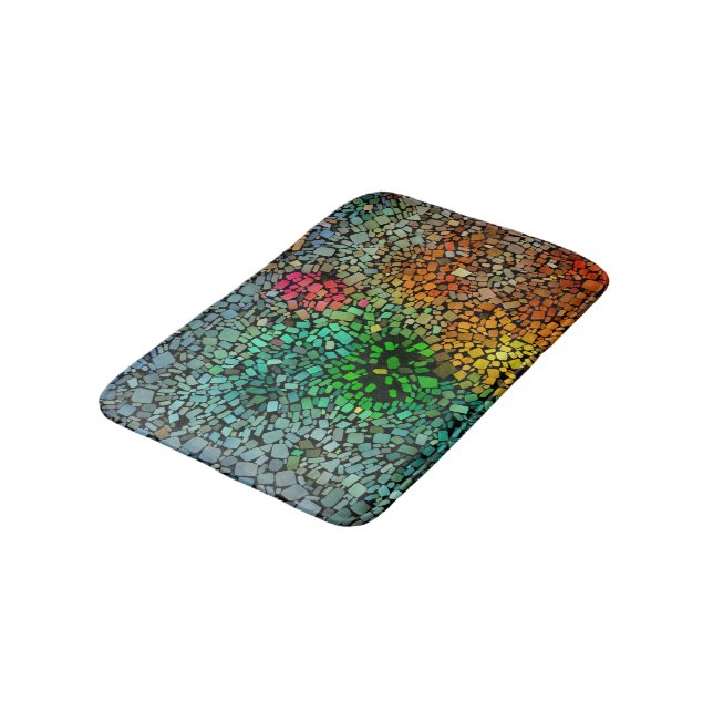 Beautiful mosaic bath mat (Angled)