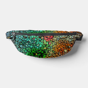 Beautiful mosaic fanny pack