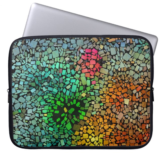 Beautiful mosaic laptop sleeve (Front)