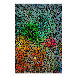 Beautiful mosaic poster