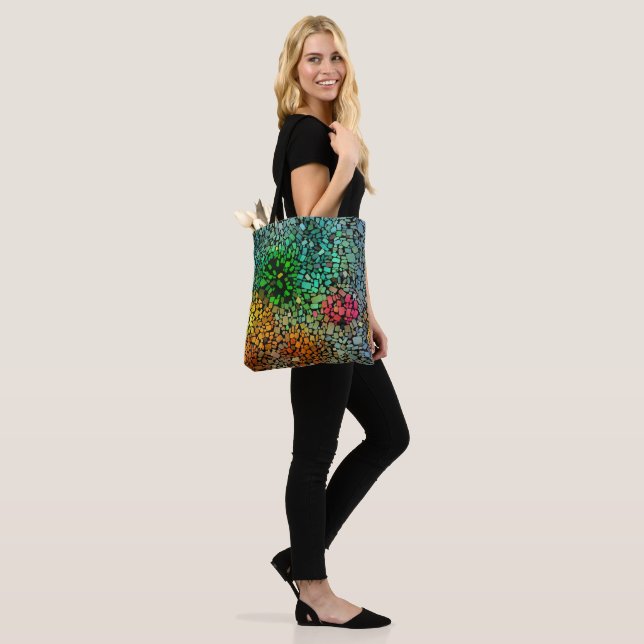 Beautiful mosaic tote bag (On Model)