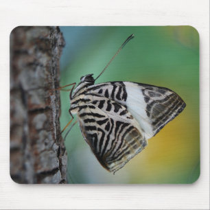 Beautiful Mosaic Zebra Butterfly Mouse Pad