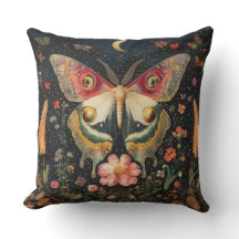 Beautiful Moth Crescent Moon