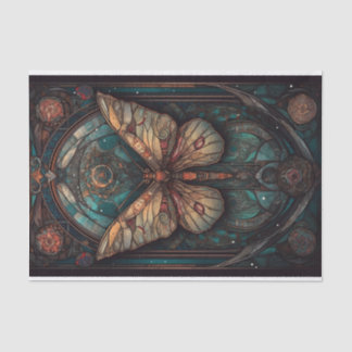 Beautiful Moth in Muted Tones Tissue Paper