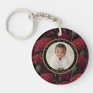 Beautiful Mothers Day Gift For Mom Carnation Keychain
