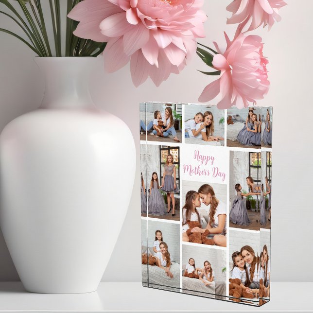 Beautiful Mother's Day Mom Daughter Collage Photo Block (Creator Uploaded)