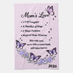 Beautiful Mother's Day Mom's Love Kitchen Towel