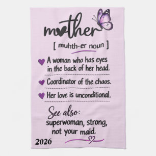 Beautiful Mother's Day Mother Kitchen Towel