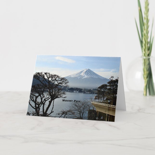 Beautiful Mount Fuji Card (Front)